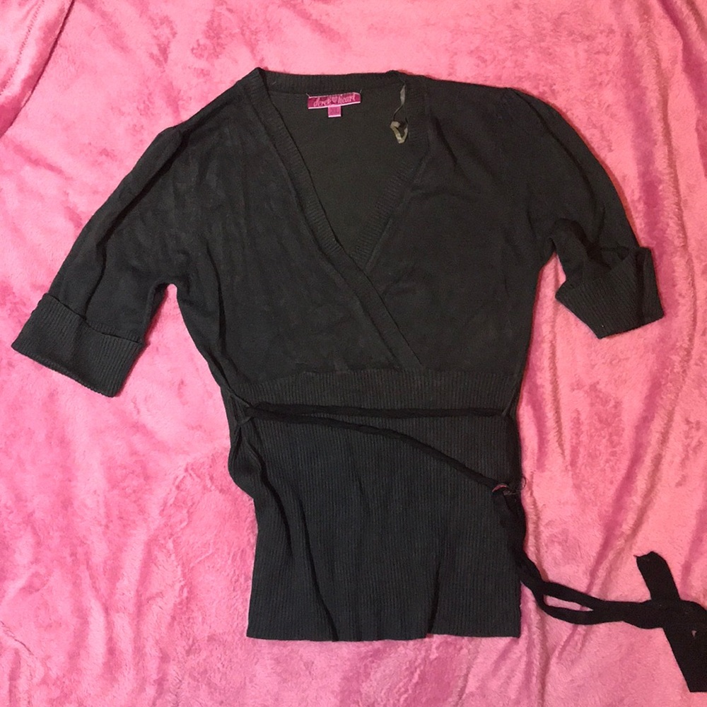 Black sweater shirt